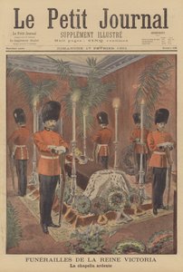 Dronning Victoria ligger i staten i St Georges Chapel, Windsor
